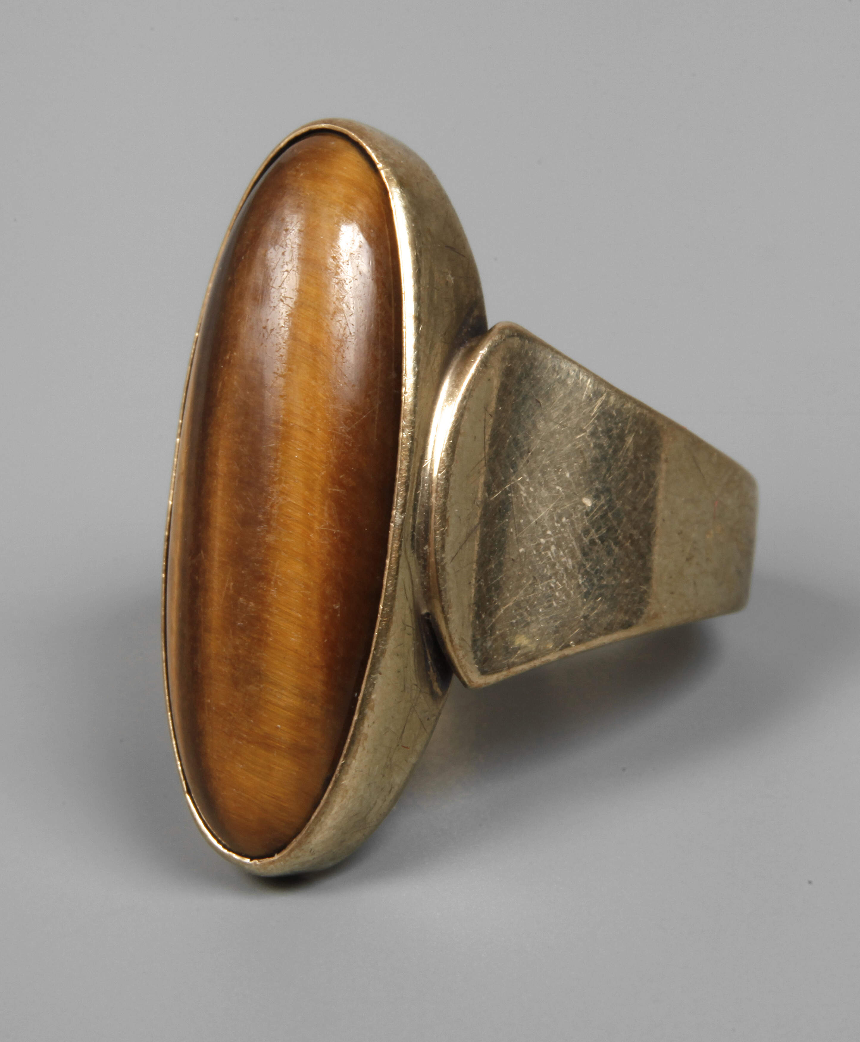 Damenring mit Tigerauge