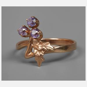 Damenring mit Amethyst