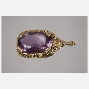 Ring und Anhänger mit Amethyst