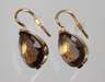 Paar Ohrhänger mit Rauchquarzen