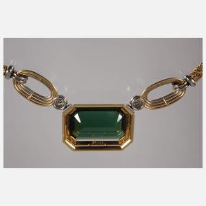 Hochwertiges Collier mit Turmalin