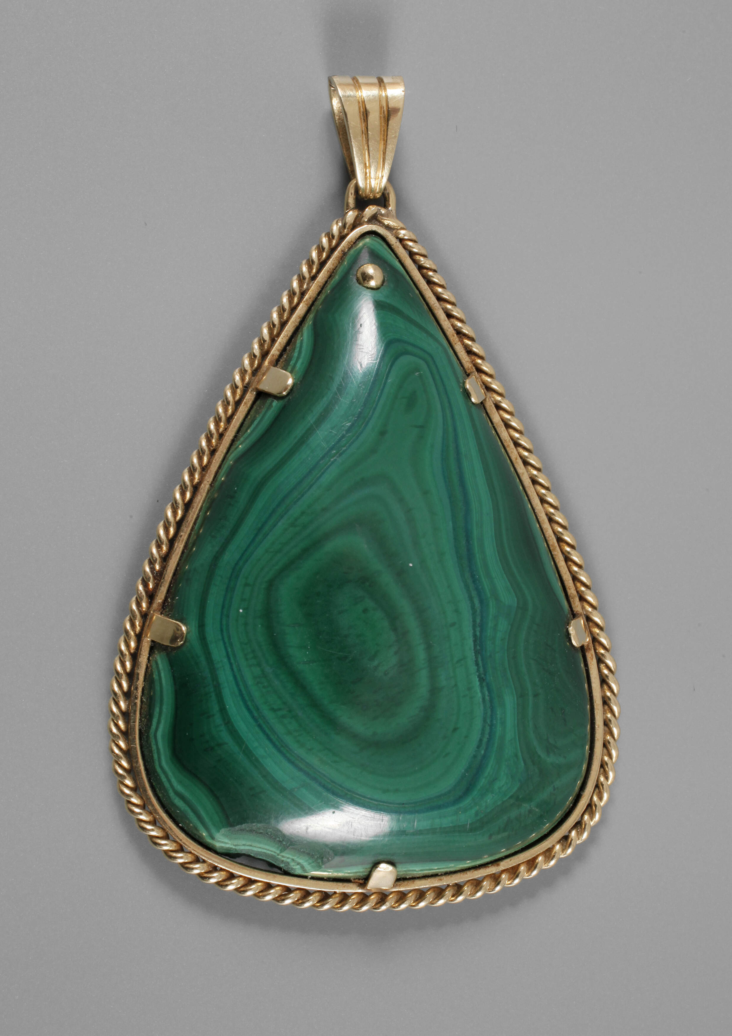 Großer Malachit-Anhänger