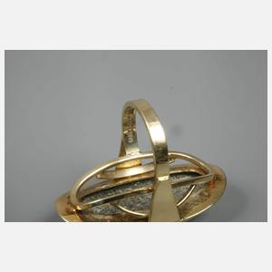 Damenring mit Steinbesatz