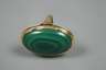Damenring mit Malachit