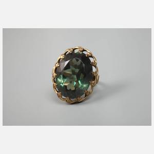 Damenring mit Steinbesatz