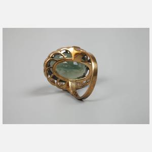 Damenring mit Steinbesatz