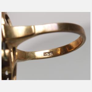 Damenring mit Steinbesatz