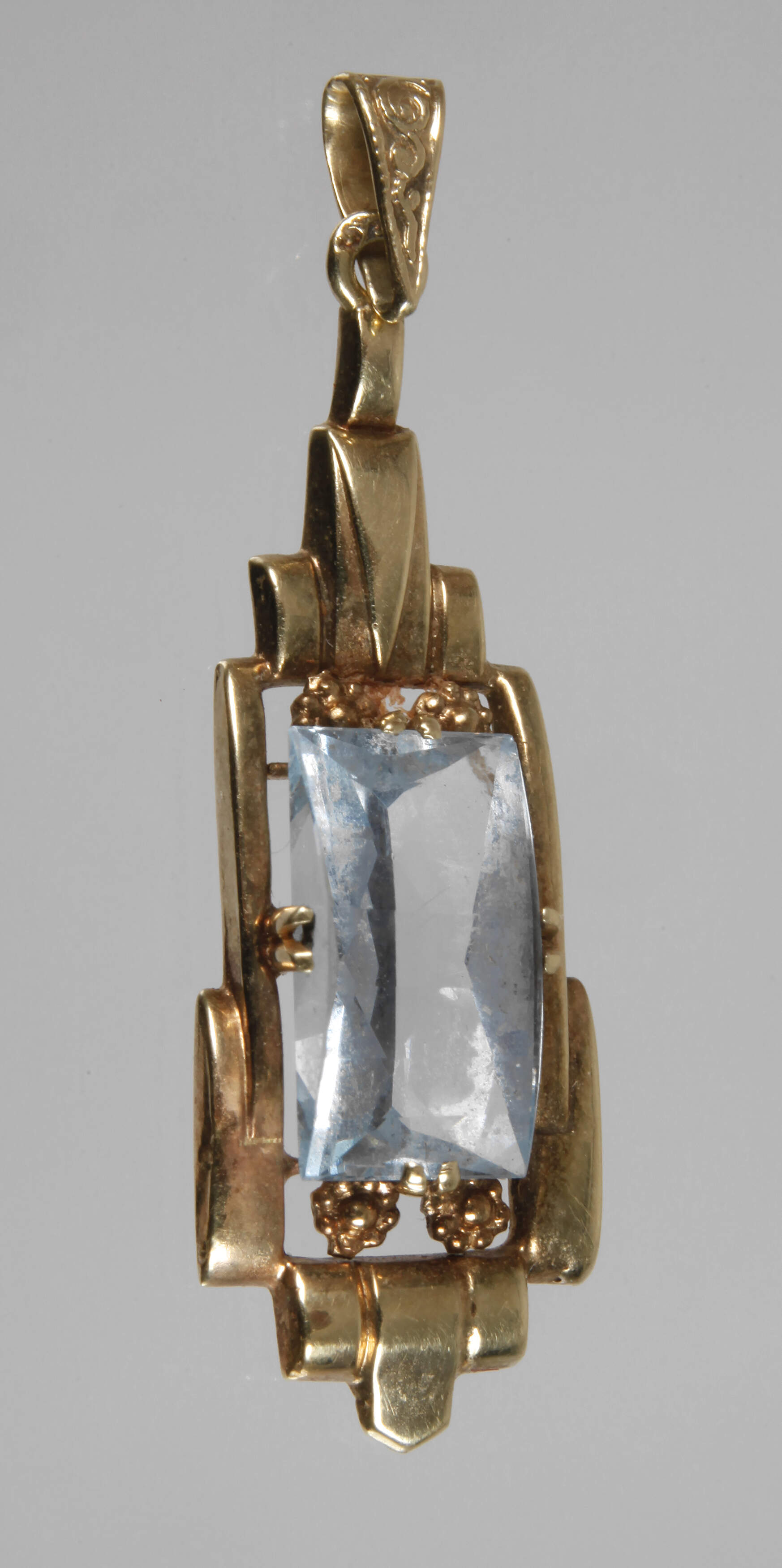 Art déco-Anhänger mit Steinbesatz