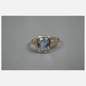 Damenring mit Steinbesatz