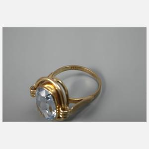 Damenring mit Steinbesatz