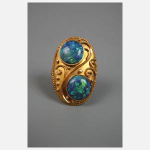 Damenring mit Edelopalen