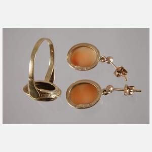 Schmuckset mit Kameen