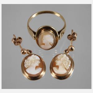 Schmuckset mit Kameen