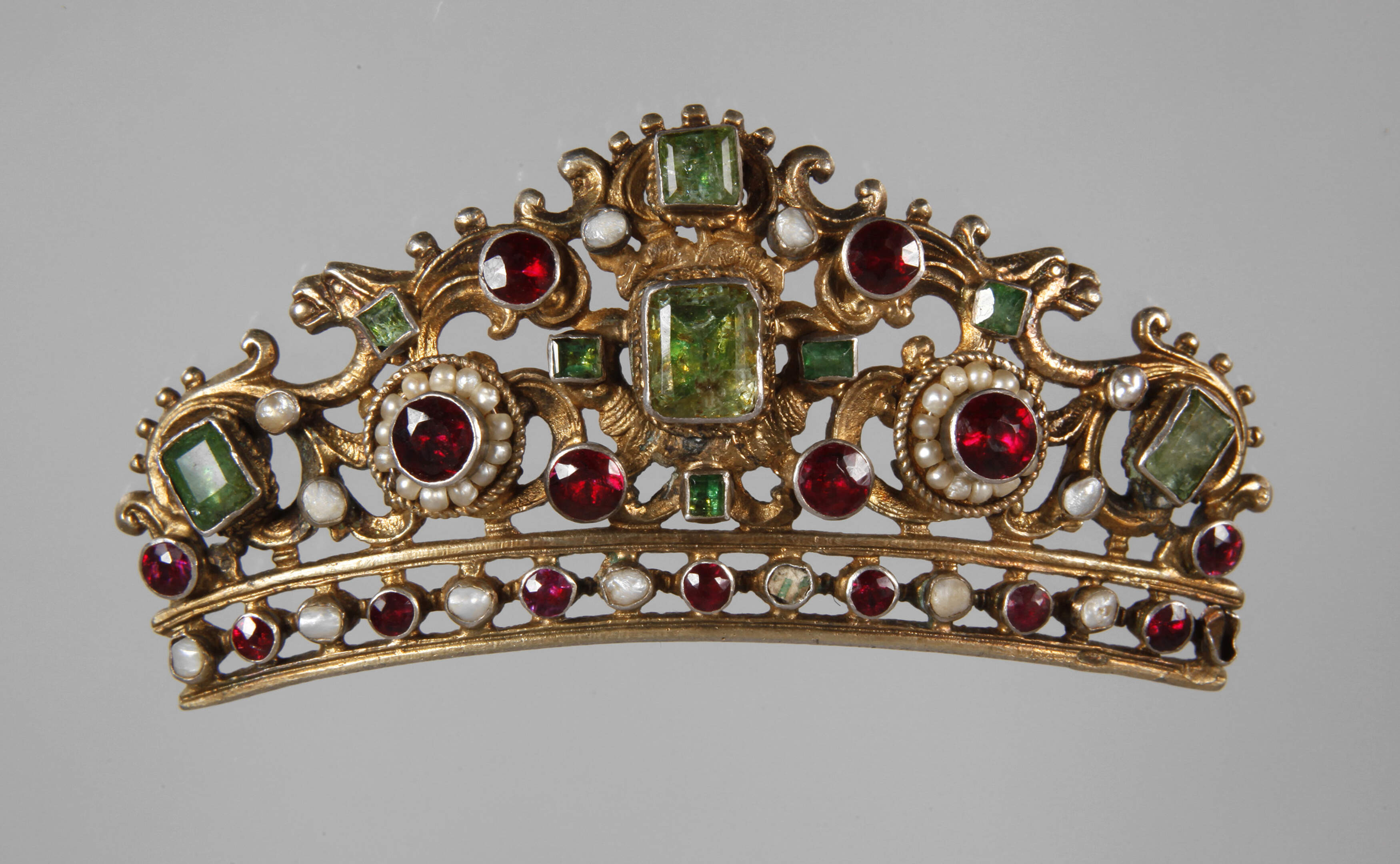 Haarspange mit Steinbesatz