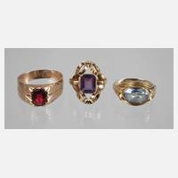 Konvolut Damenringe111