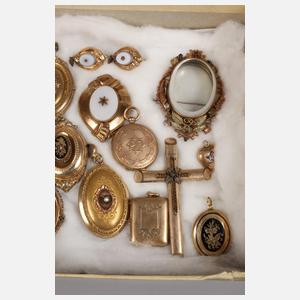 Konvolut Schmuck des 19. Jahrhunderts
