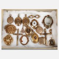 Konvolut Schmuck des 19. Jahrhunderts111
