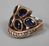 Damenring mit Steinbesatz
