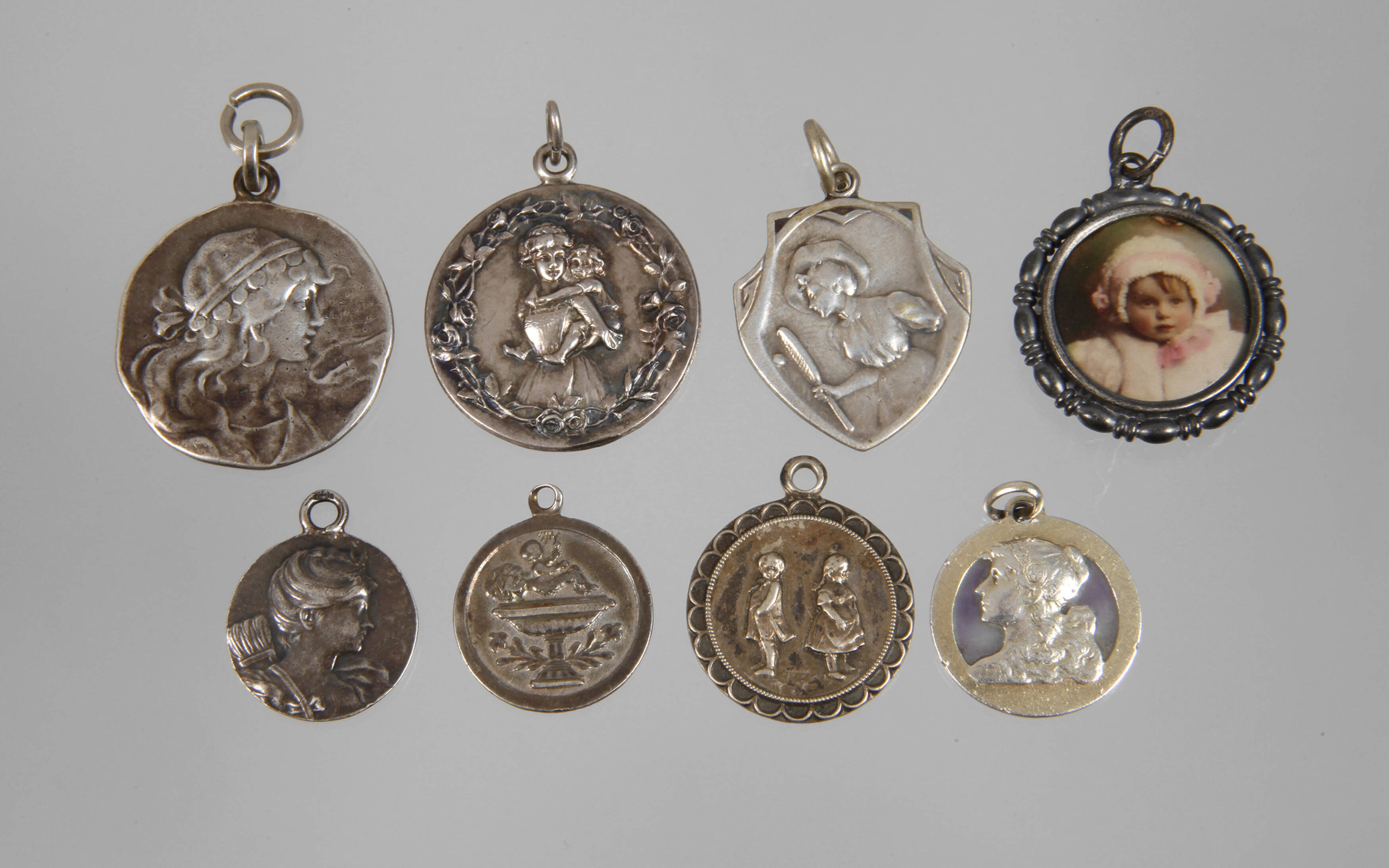 Konvolut Silberanhänger