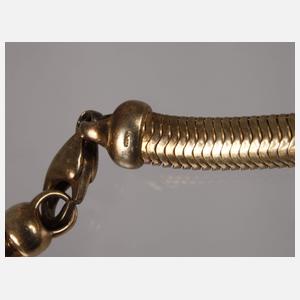Schlangenarmband und Kette