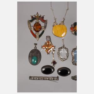 Konvolut Silberschmuck