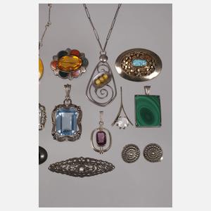 Konvolut Silberschmuck