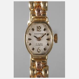 Nostrana Damenarmbanduhr Gold