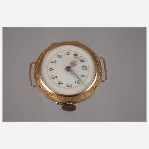 Armbanduhr Gold-Emaille