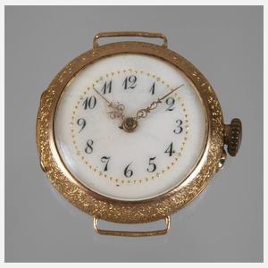 Armbanduhr Gold-Emaille