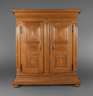 Ecknasenschrank barock