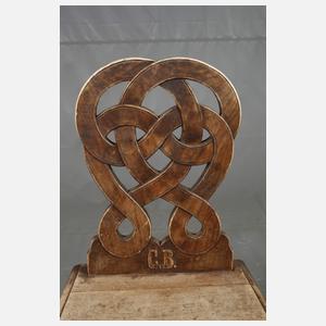 Bäuerlicher Brettstuhl