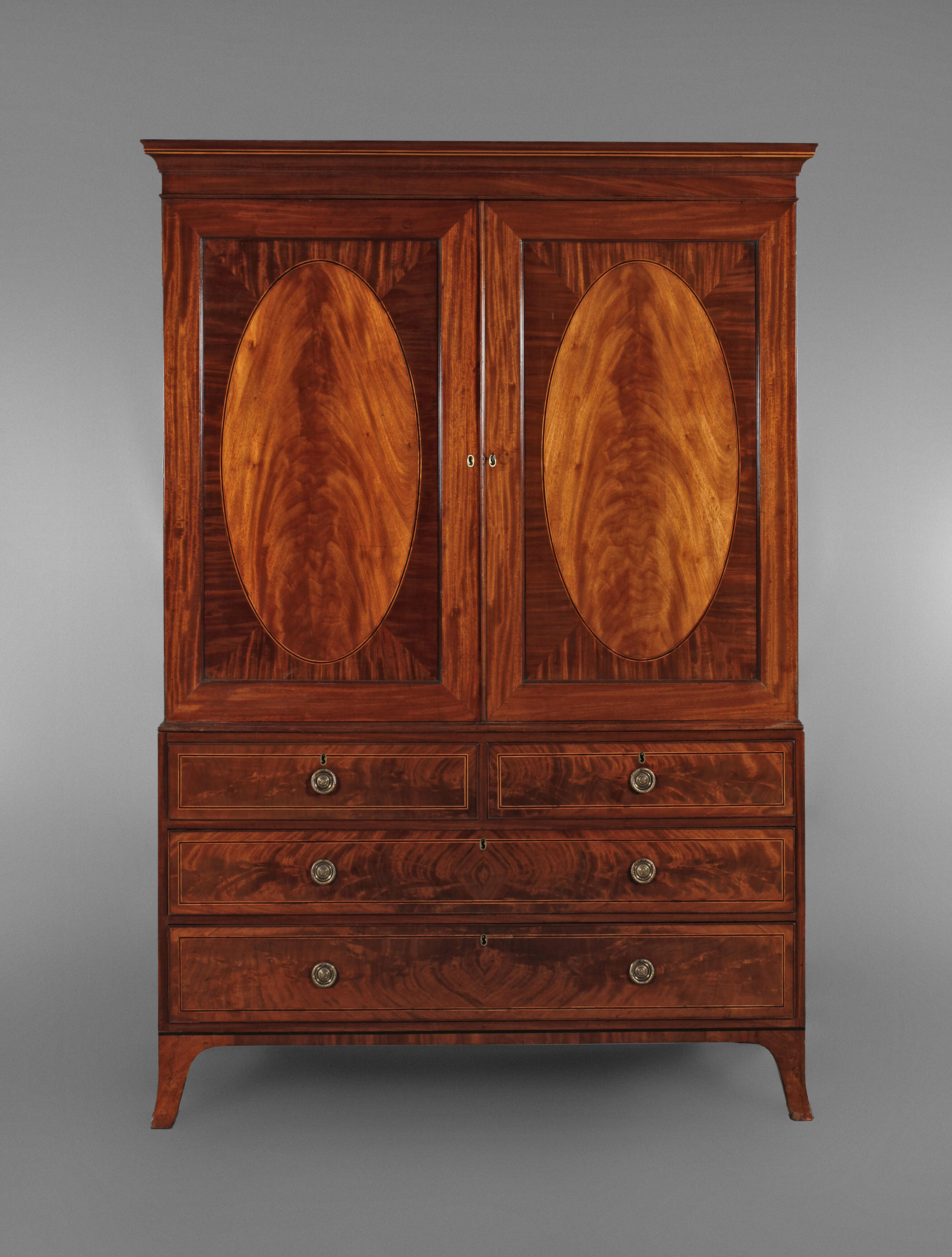 Aufsatzschrank Biedermeier