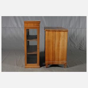 Aufsatzvitrine Biedermeier