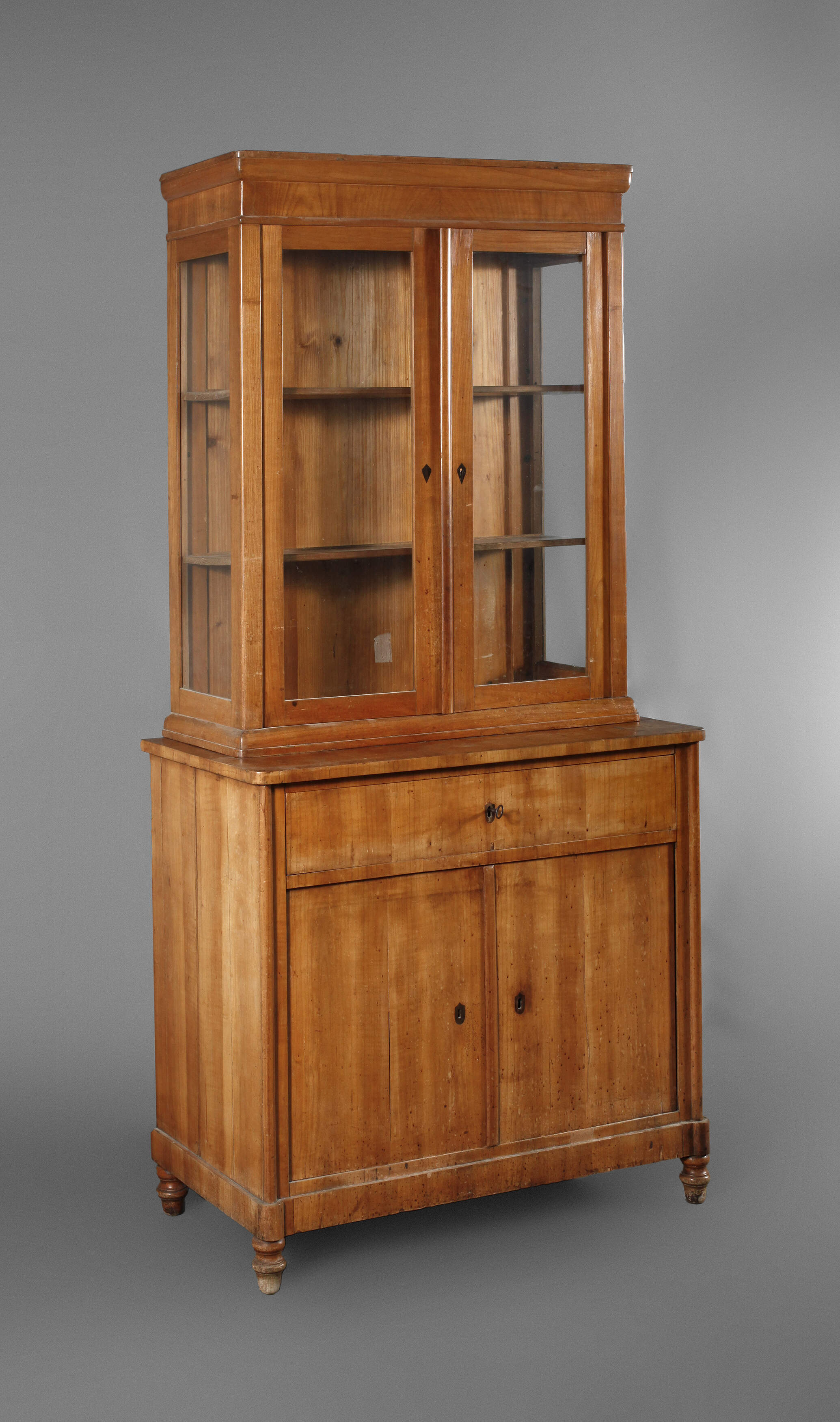 Aufsatzvitrine Biedermeier