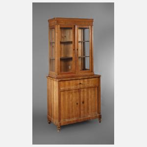 Aufsatzvitrine Biedermeier