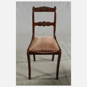 Fünf Stühle Spätbiedermeier