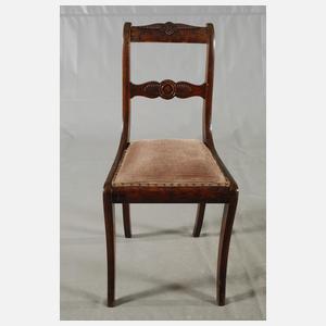 Fünf Stühle Spätbiedermeier