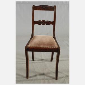 Fünf Stühle Spätbiedermeier