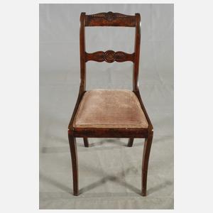 Fünf Stühle Spätbiedermeier