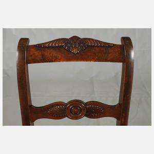 Fünf Stühle Spätbiedermeier