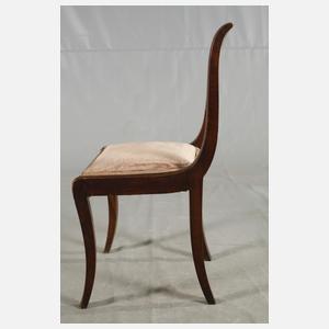 Fünf Stühle Spätbiedermeier