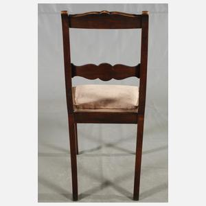 Fünf Stühle Spätbiedermeier