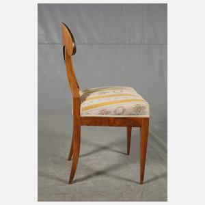 Vier Schaufelstühle Biedermeier