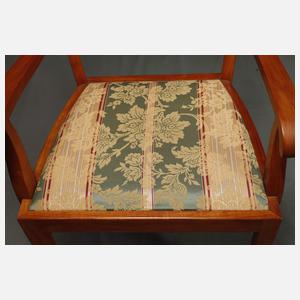 Paar Armlehnstühle Kirschbaum