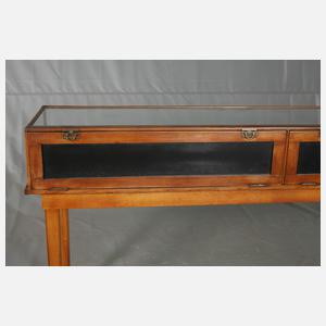 Tischvitrine Mahagoni