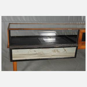 Tischvitrine Mahagoni