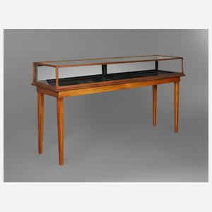 Tischvitrine Mahagoni