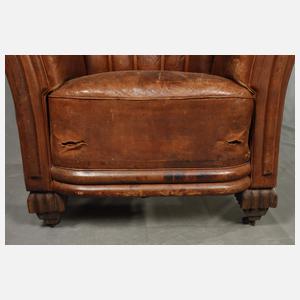 Paar Clubsessel Leder