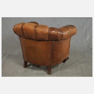 Paar Clubsessel Leder