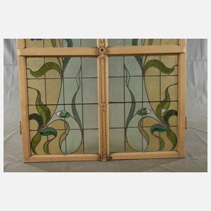 Große Bleiverglasung Jugendstil